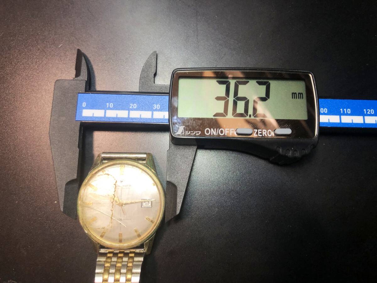SEIKO セイコー SEIKOMATIC セイコーマチック Self Dater セルフデーター 24石 自動巻き メンズ 腕時計 動作品 現状品 難有りの画像10