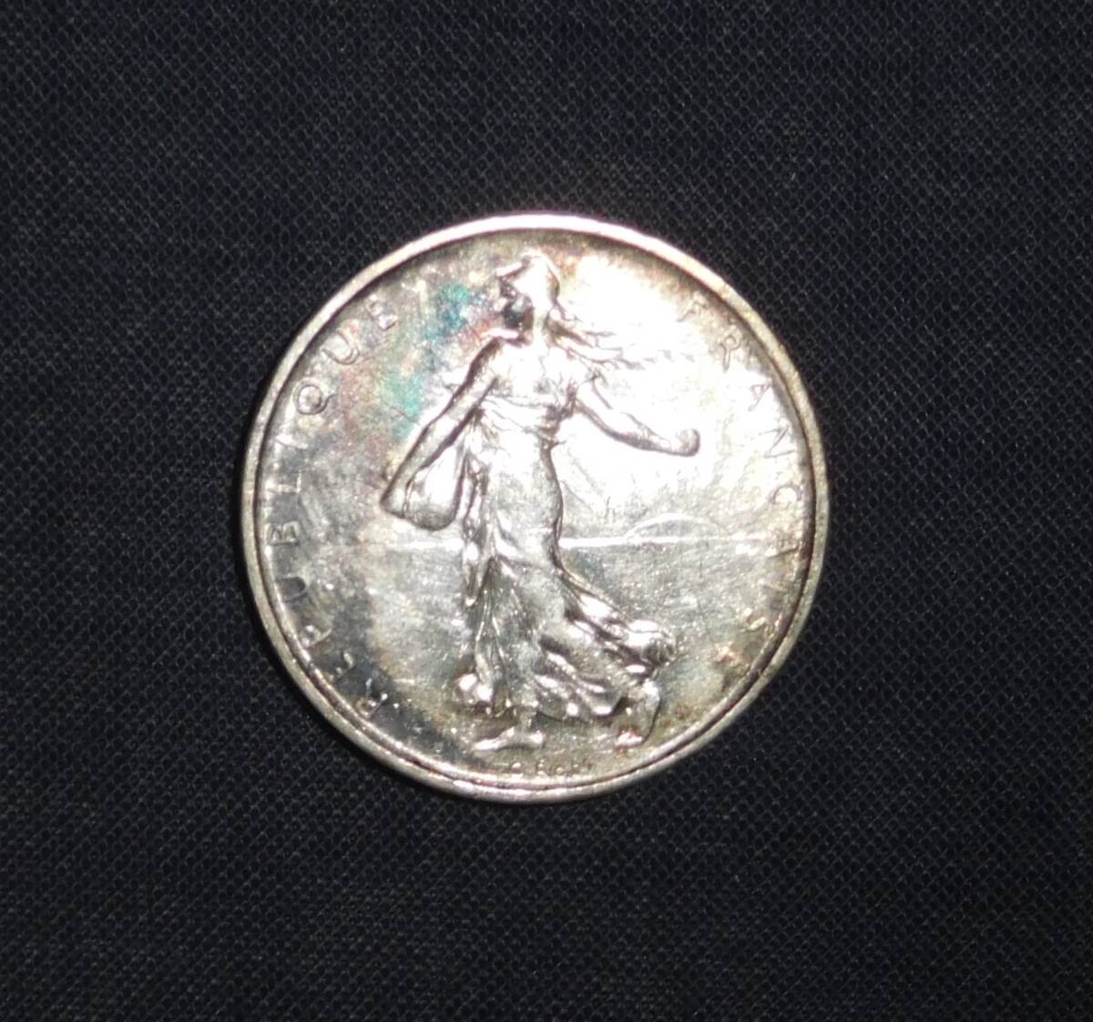 フランス 1964年 5フラン 銀貨 12gの画像2