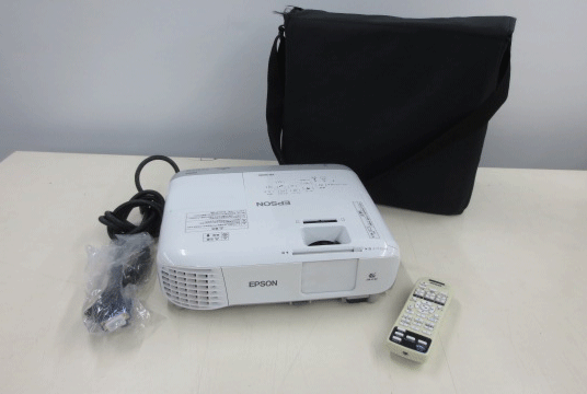 7 簡易動作確認済　EPSON エプソン ビジネス プロジェクター EB 960W リモコン付き ランプ点灯時間 高1947H / 低190H #I