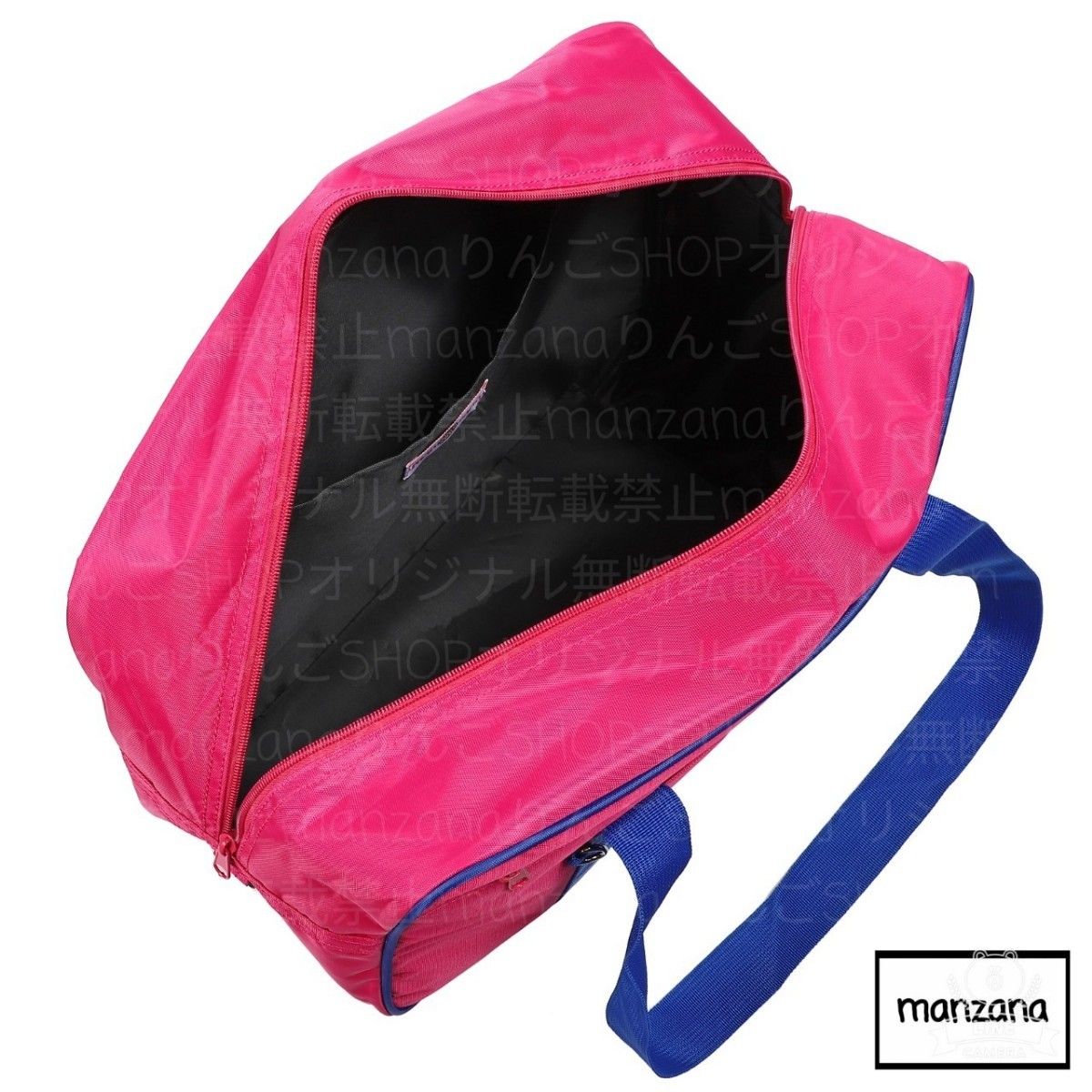 【1個/ピンク/30cm】スクールバッグ スクバ ワッペ ボストン マザーズバック 学校鞄 カバン BAG バッグ バック トート