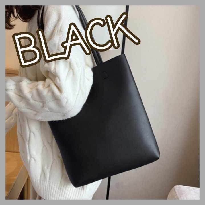 【合皮カバン/黒】トートバッグ  鞄 カバン バック BAG かばん BLACK レザー バッグ 合皮トートバッグ シンプル 黒