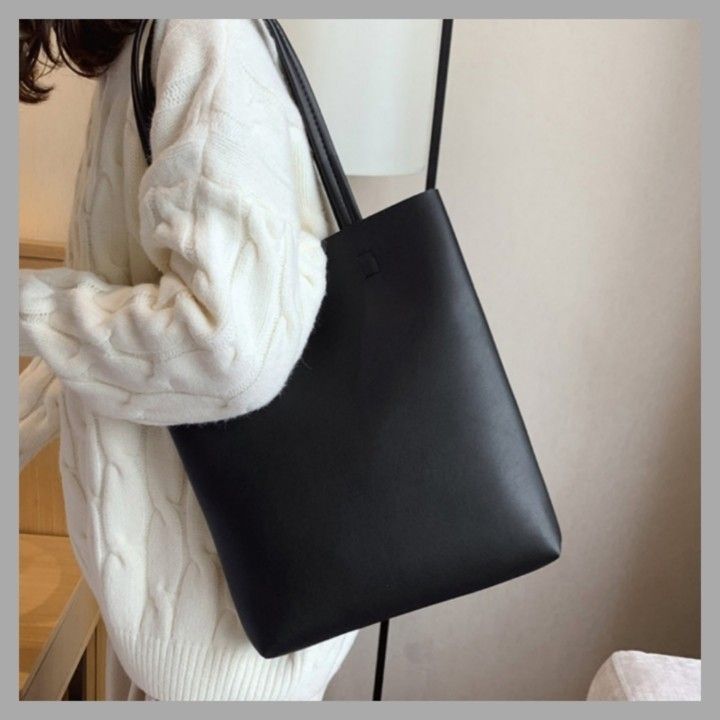 【合皮カバン/黒】トートバッグ  鞄 カバン バック BAG かばん BLACK レザー バッグ 合皮トートバッグ シンプル 黒