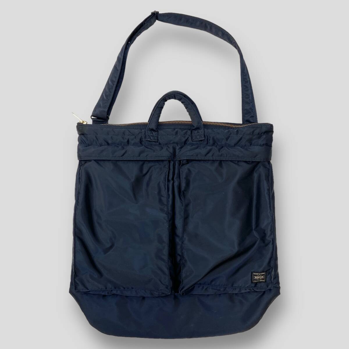 PORTER / ポーター TANKER 2WAY HELMETBAG / タンカー 2WAY ヘルメットバッグ IRON BLUE / アイアンブルー SSM3338 ショルダー ネイビー_画像1