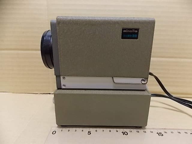  Minolta minolta MINI-35* sliding .. machine & cooling for blower * sliding * film .. projector * Showa Retro image equipment 