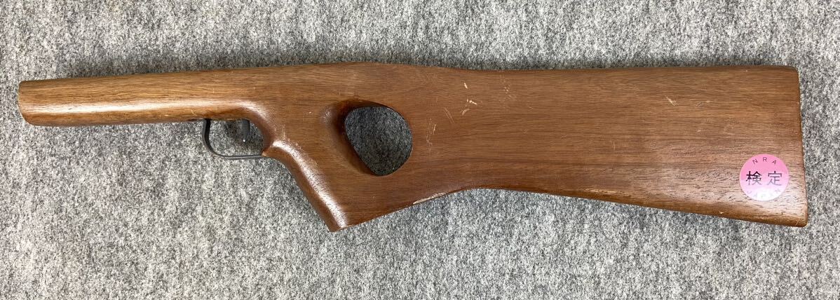 D22上H8 木製 ストック メーカー不明 ウッド 部品 銃 銃床 ライフル NRA の画像2