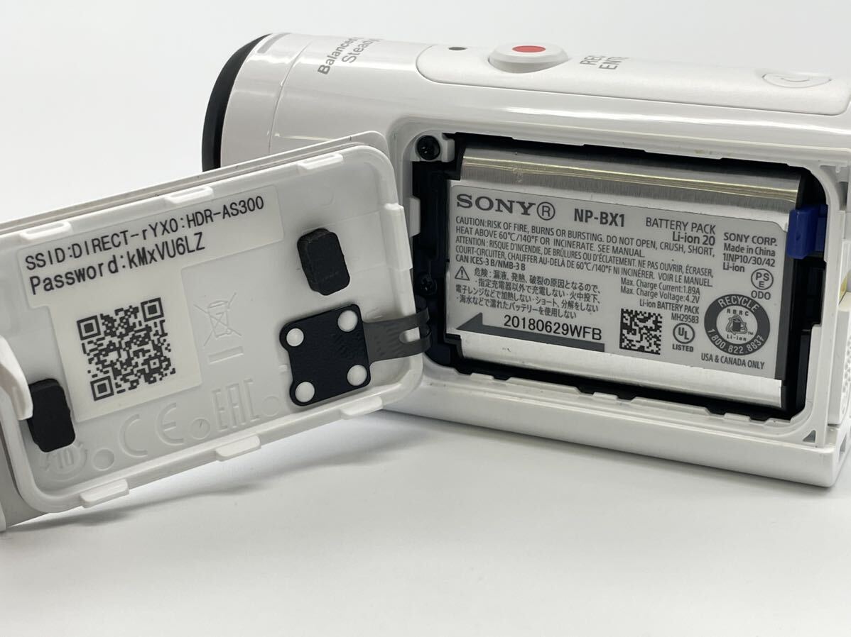 D8KL6 美品 SONY ソニー HDR-AS300R デジタルHDビデオカメラレコーダー アクションカム の画像8