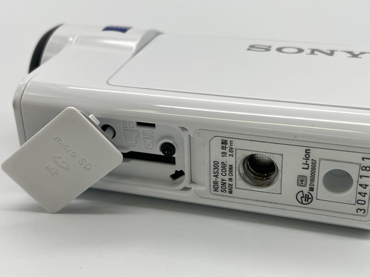 D8KL6 美品 SONY ソニー HDR-AS300R デジタルHDビデオカメラレコーダー アクションカム の画像10