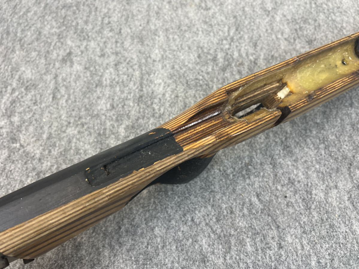 D10KF14 木製 ストック エアーライフル メーカー不明 ウッド 部品 銃 銃床の画像9