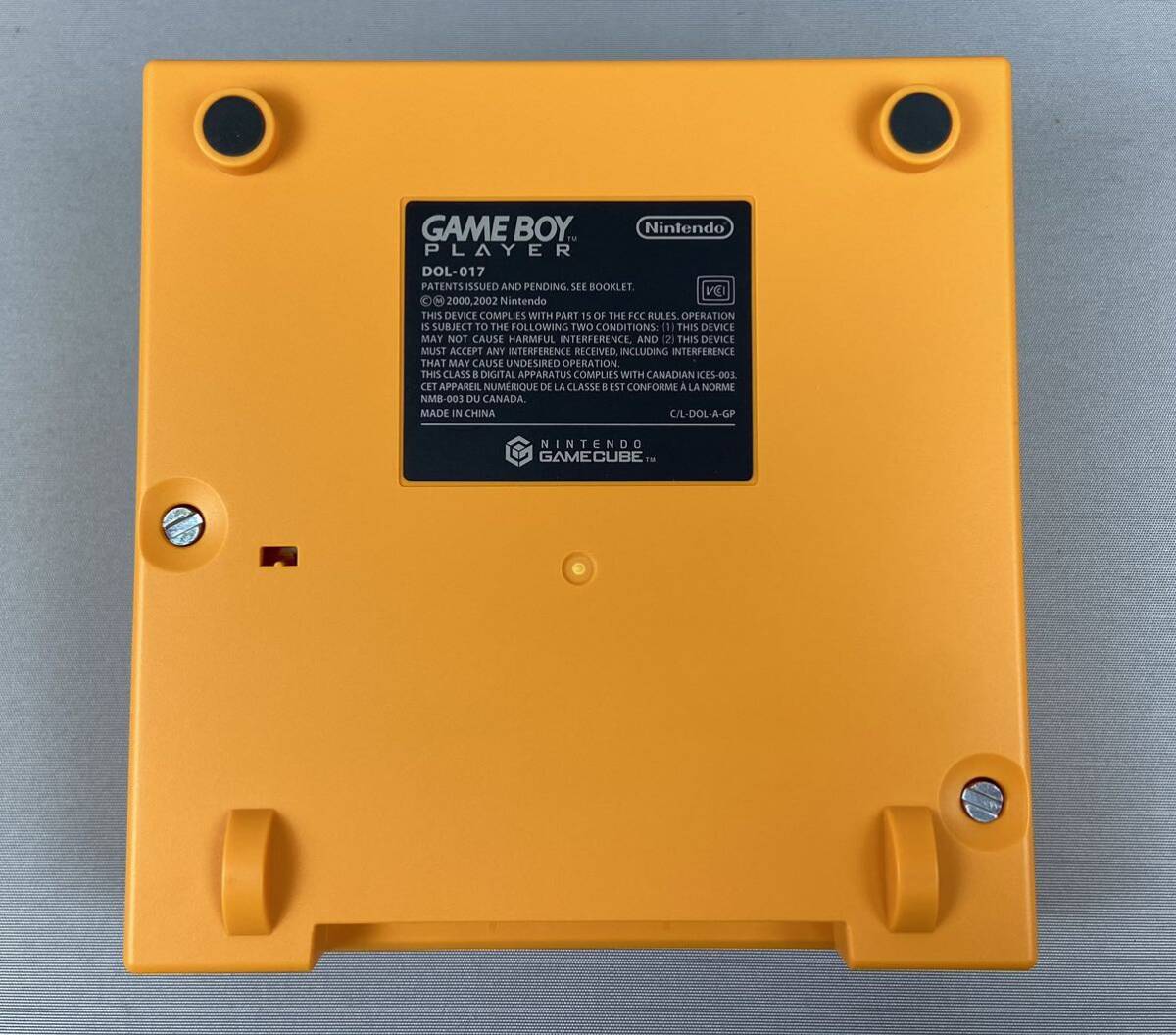 D3上D6 未使用 任天堂Nintendo GC ゲームキューブ GAMEBOYPLAYER ゲームボーイプレーヤー DOL-017 GAME CUBE オレンジ_画像8