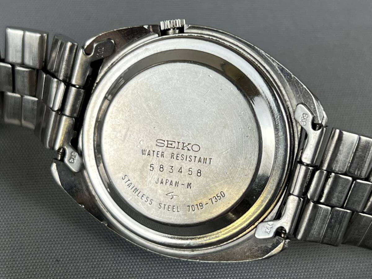 D20KE6 稼働品 SEIKO セイコー 5 ACTUS ファイブ アクタス 21石 自動巻き デイデイト 7019-7350 腕時計の画像6