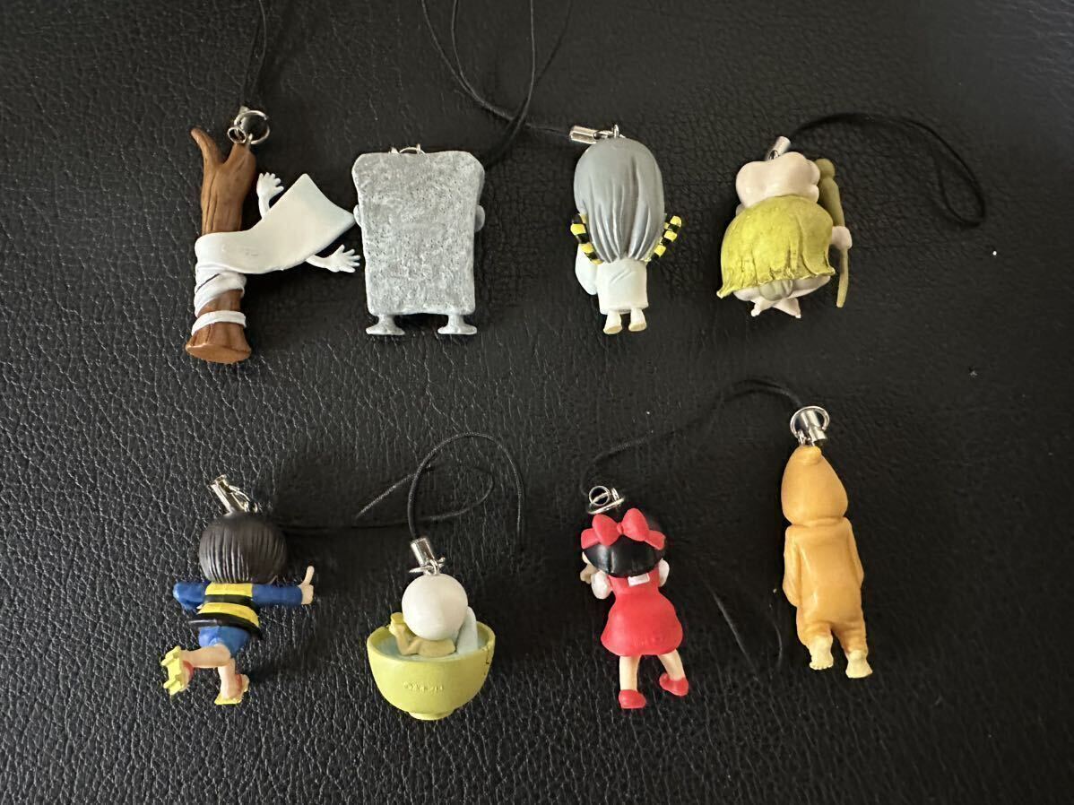  GeGeGe no Kintaro strap for mobile phone 8 kind all kind Complete!!. Taro Medama parent . mouse man cat ..... sand .... crying .. once tree cotton 