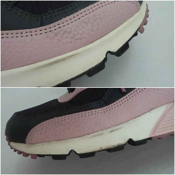 S6 NIKE Nike AIR MAX 90wi men's air max 90 lady's 24cm pink × black 325213-059