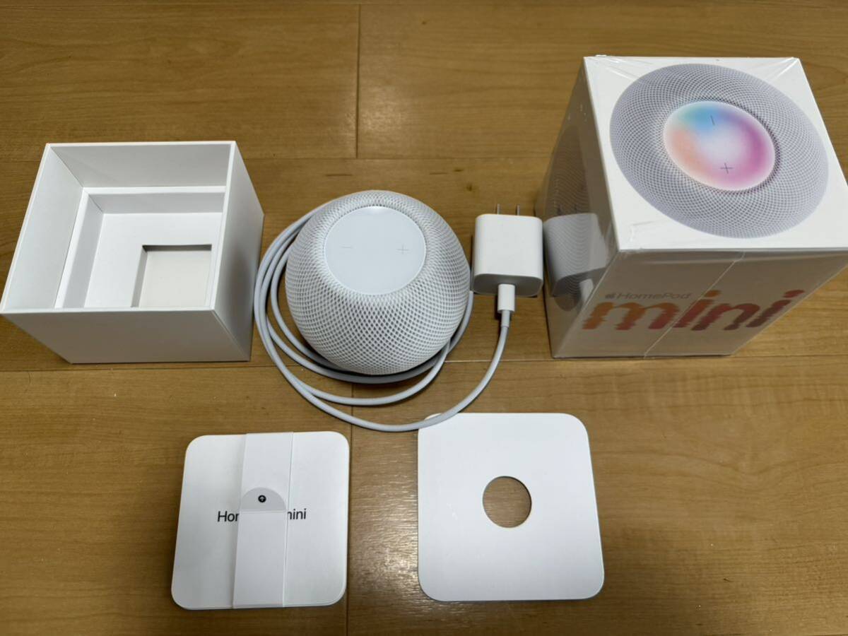 Apple HomePod mini ホワイト A2374 MY5H2J/A の画像2