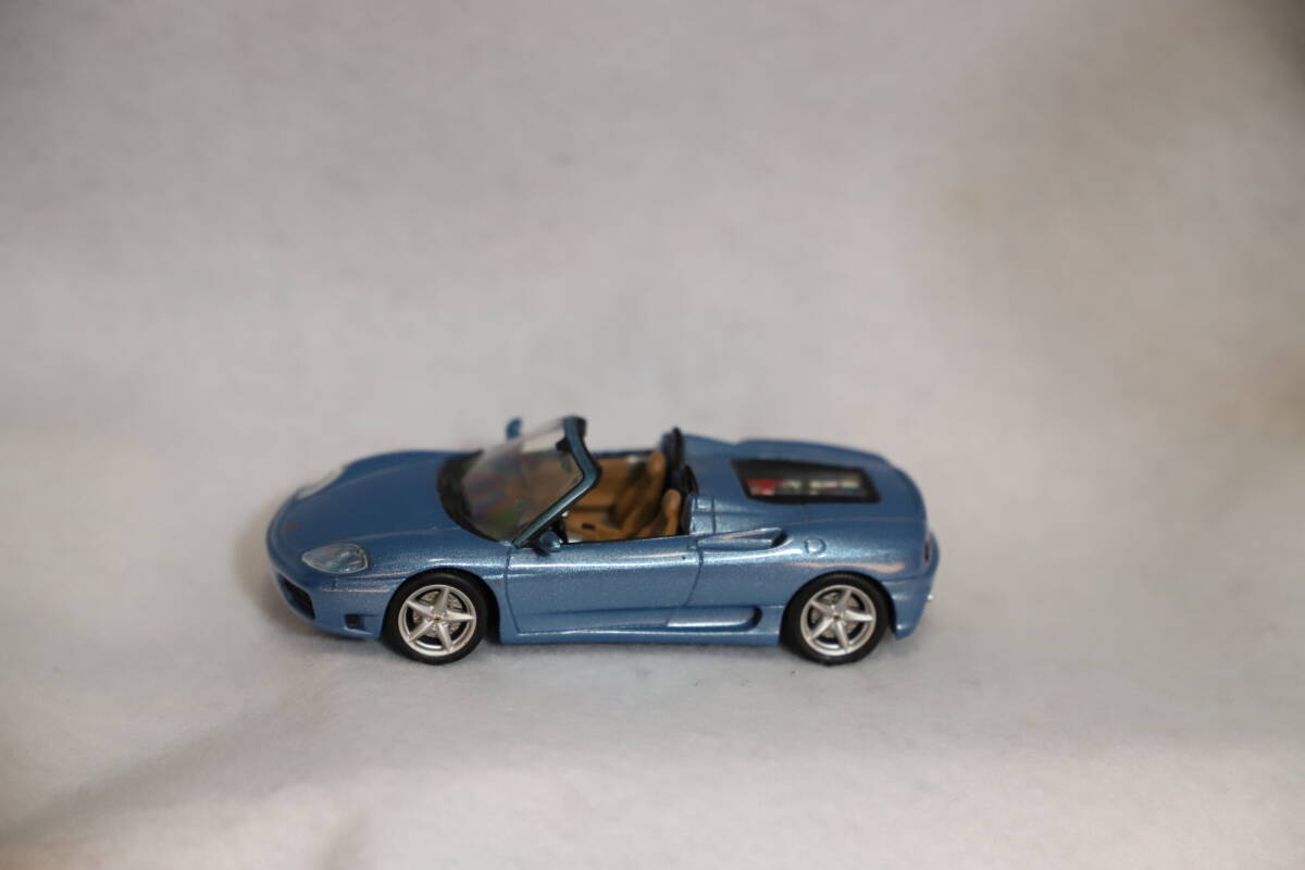 ミニカー★アシェット★フェラーリ360 スパイダー★FERRARI 360 SPIDER ★ライトブルーメタリック★1/43の画像3