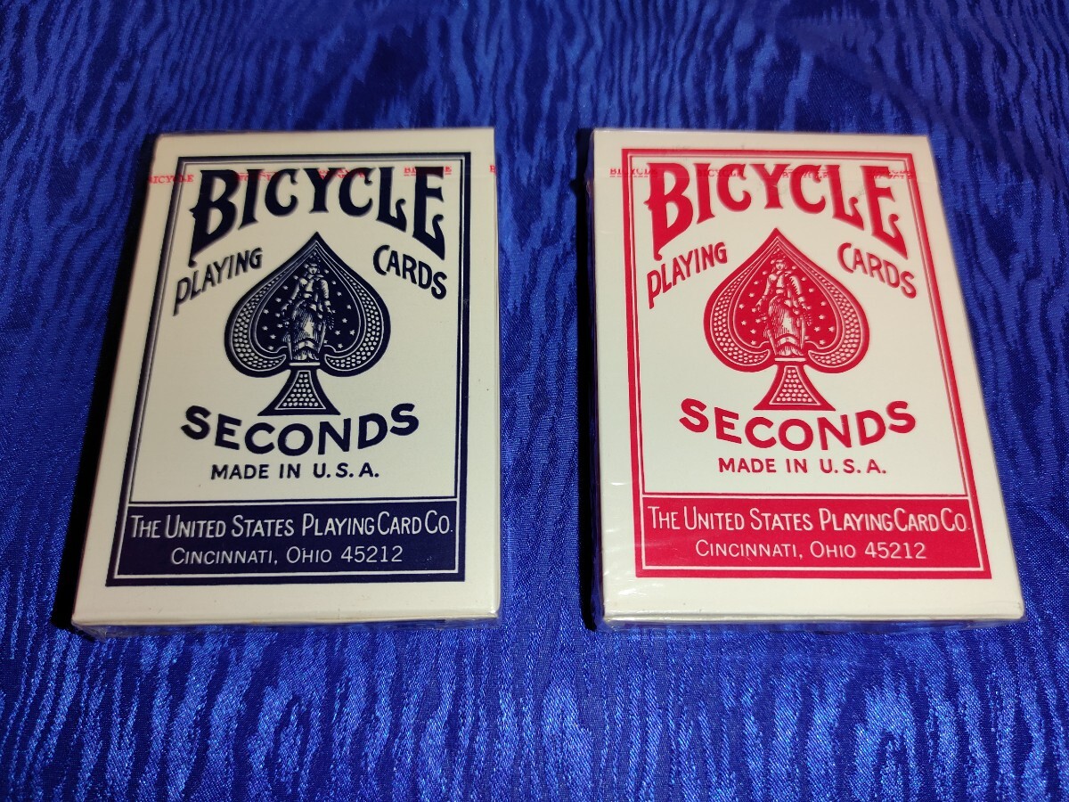 BICYCLE SECONDS 青赤 未開封の画像2