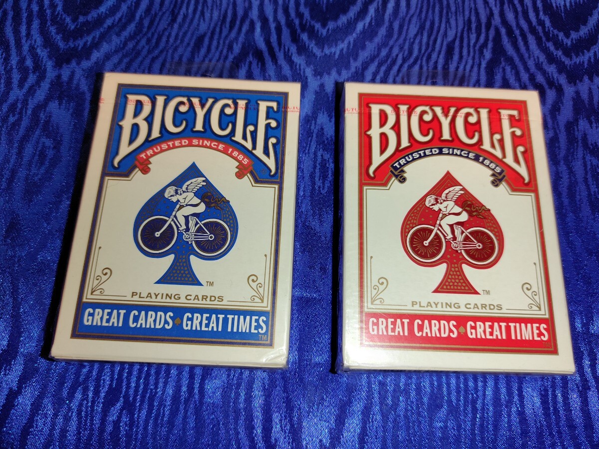 BICYCLE GREAT CARDS GREAT TIMES 青赤 未開封の画像1