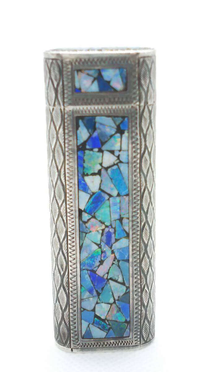 カルティエ ガスライター ダイヤ オパール (Cartier lighter diamond and opal stone decor gas lighter)