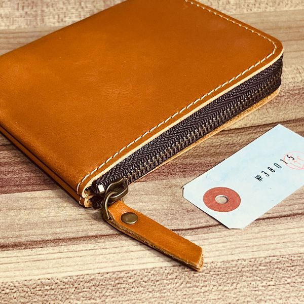  compact purse Smart purse card-case coin case Italian leather men's purse Mini purse new goods original leather leather purse Napoleon car f