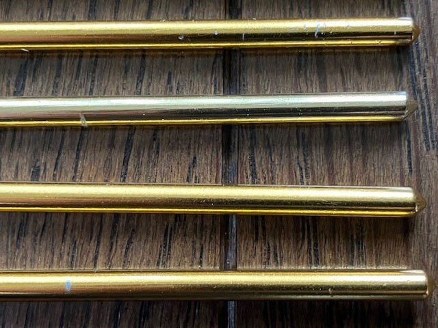 クロバー　ゴールド　カギ針　フック　編針　2ミリ、2.3ミリ、3/0×2、5/0、7/0、3.5ミリ、5ミリ ８本　ピン１本　昭和　当時物　送料無料_画像7