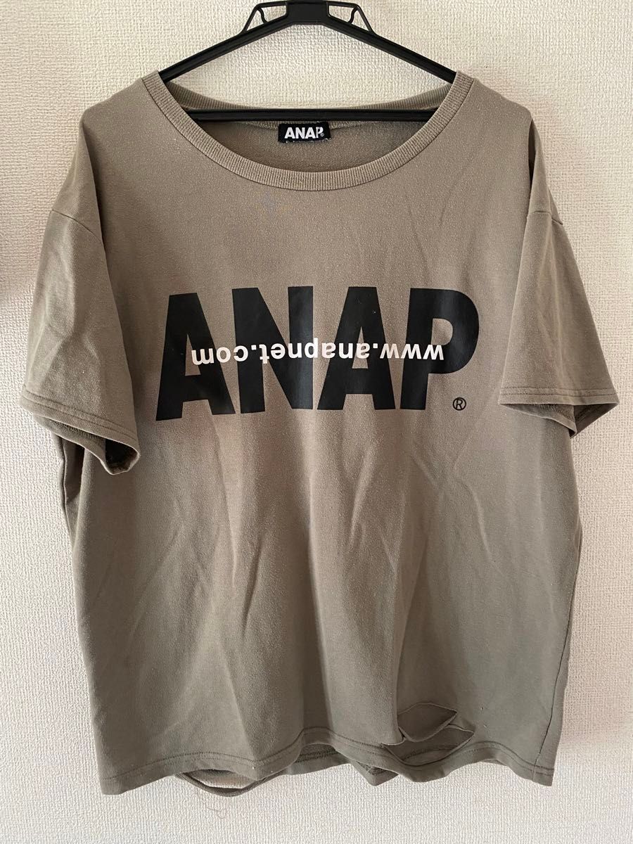 激安　半袖Tシャツ　ANAP   トップス　ユーズドタイプ　フリーサイズ　アナップ　