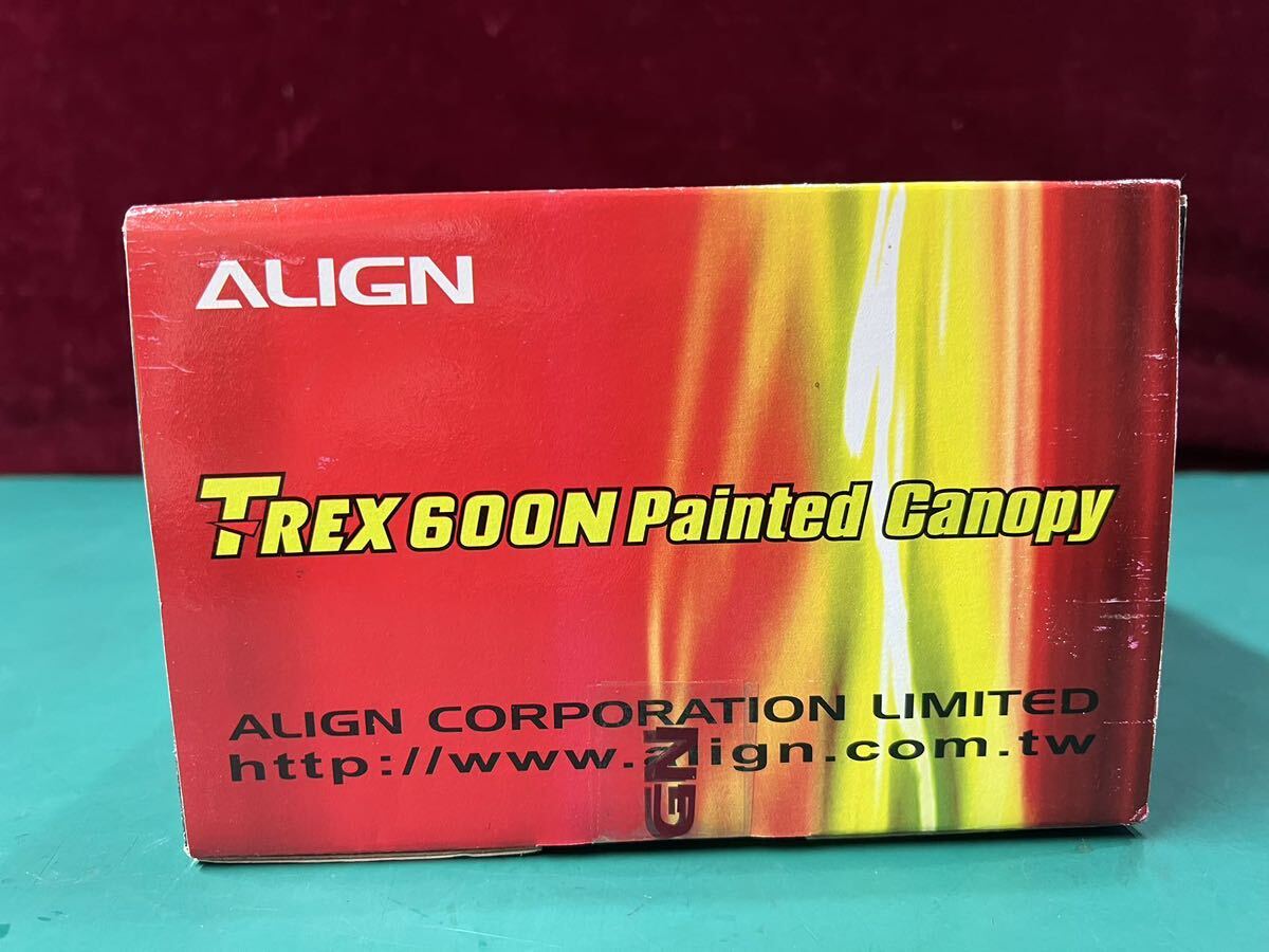 未開封品　ALIGN ヘリコプター パーツ　TREX 600N Painted Canopy (100s)