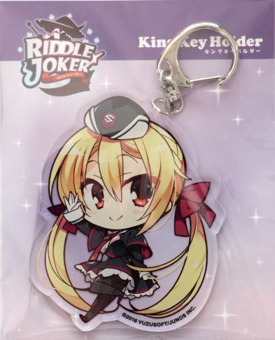 RIDDLE JOKER キングキーホルダー 在原七海 リドルジョーカー アクリルキーホルダー アクキー ゆずソフトショップ限定_画像1