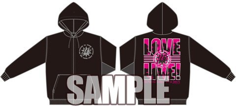 ヤフオク ラブライブ M S パーカー ブラック フリーサイズ