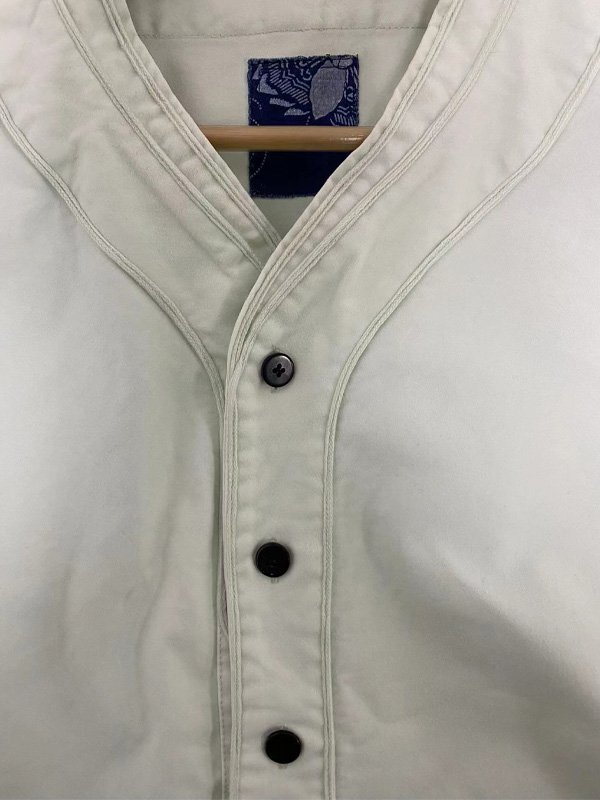 美品 希少 VISVIM22SS ICT DUGOUT SHIRT IT.BLUE サイズ 3の画像3