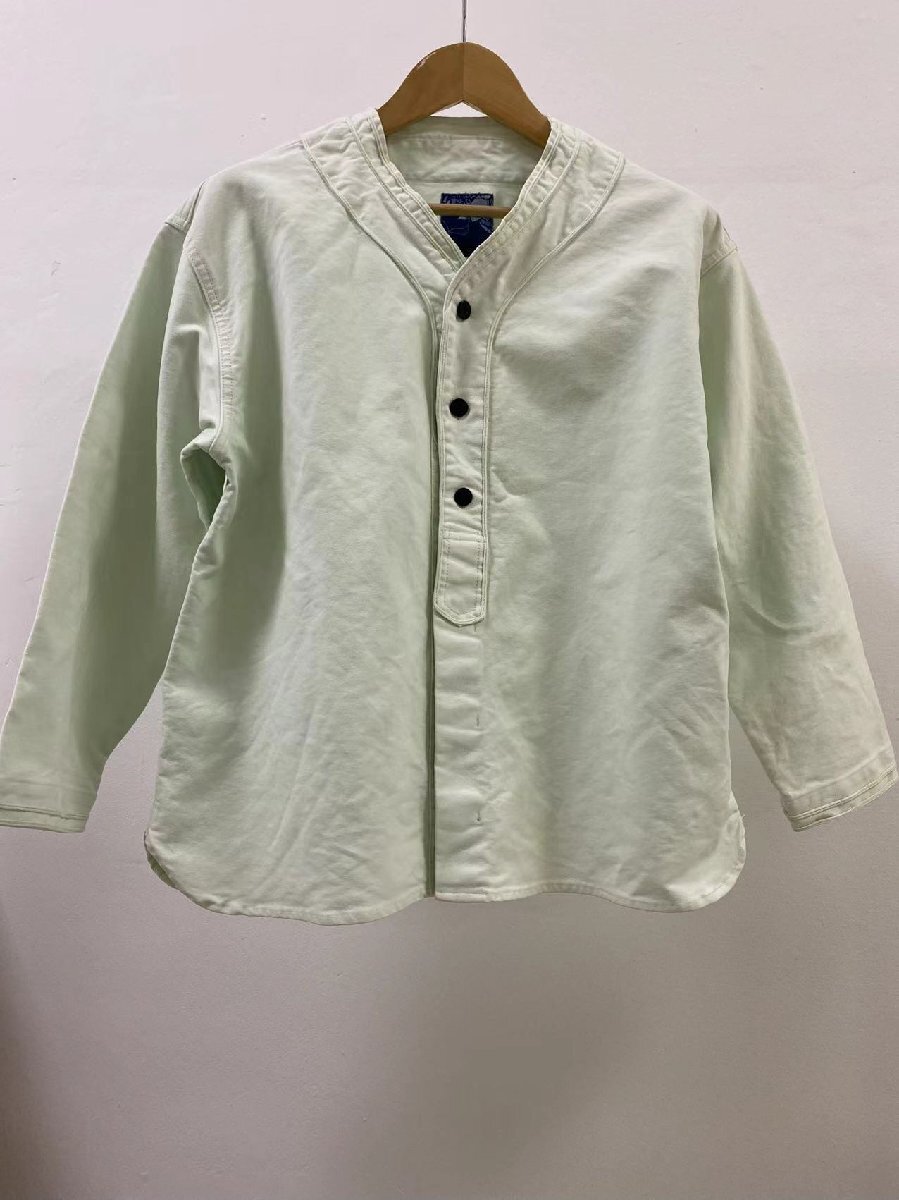 美品 希少 VISVIM22SS ICT DUGOUT SHIRT IT.BLUE サイズ 3の画像1