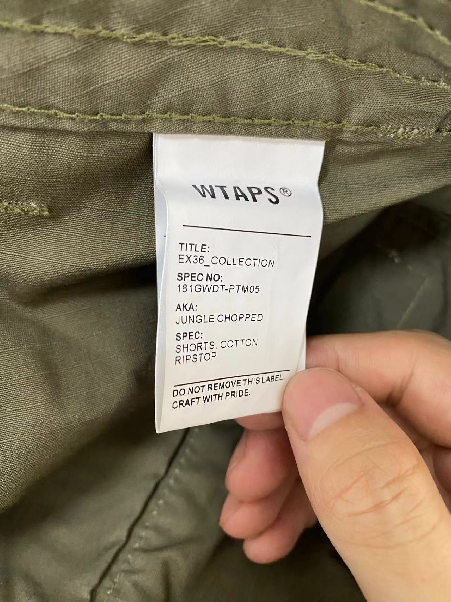 美品 WTAPS ダブルタップス 19AW JUNGLE STOCK/TROUSERS.COTTON.CANVAS ジャングルストックカーゴパンツ サイズ 3の画像3