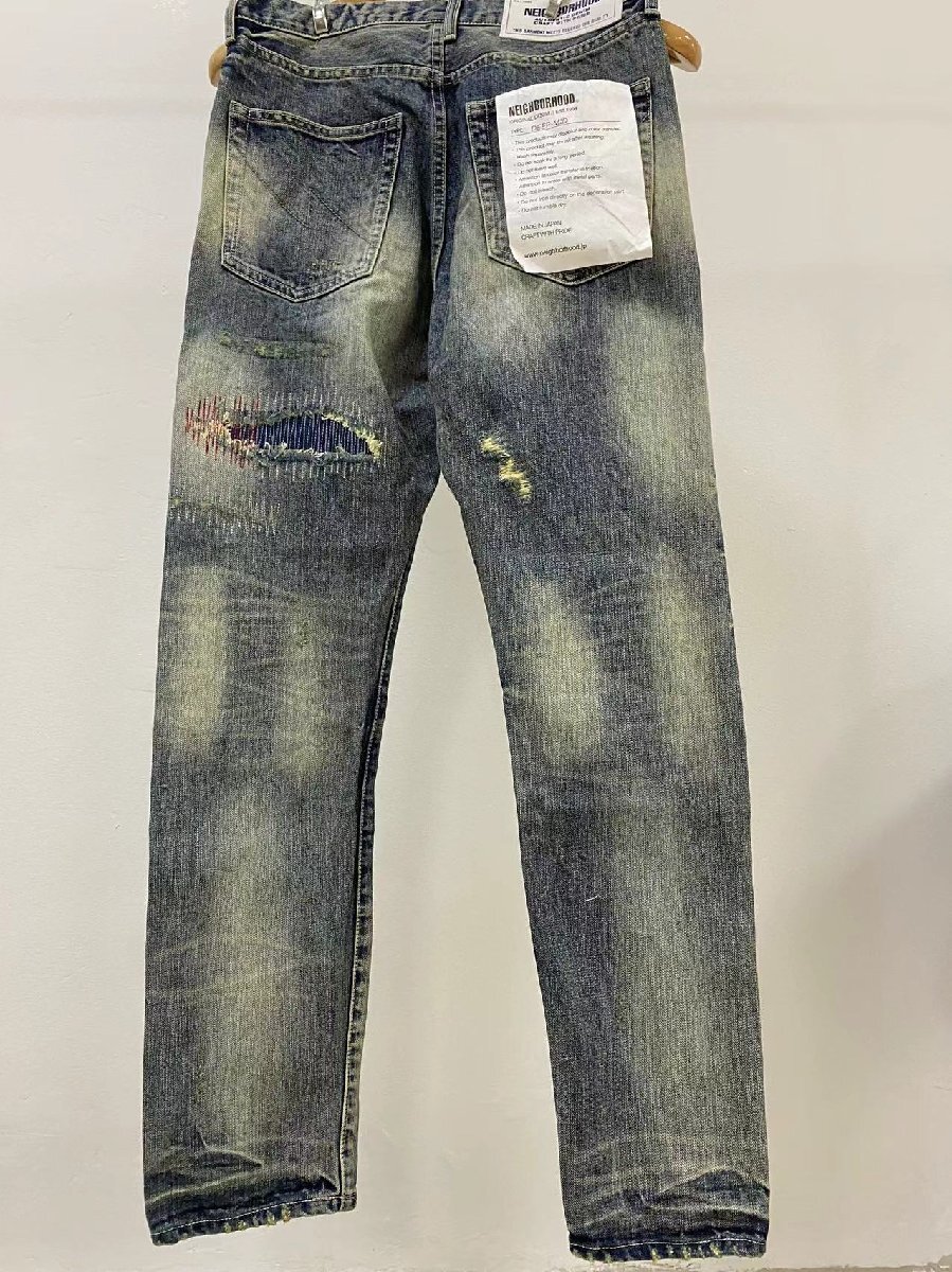 美品 NEIGHBORHOOD ネイバーフッド デニムパンツCLAW MOD SAVAGE DP NARROW Denim-jeans ジデニム サイズ Sの画像2