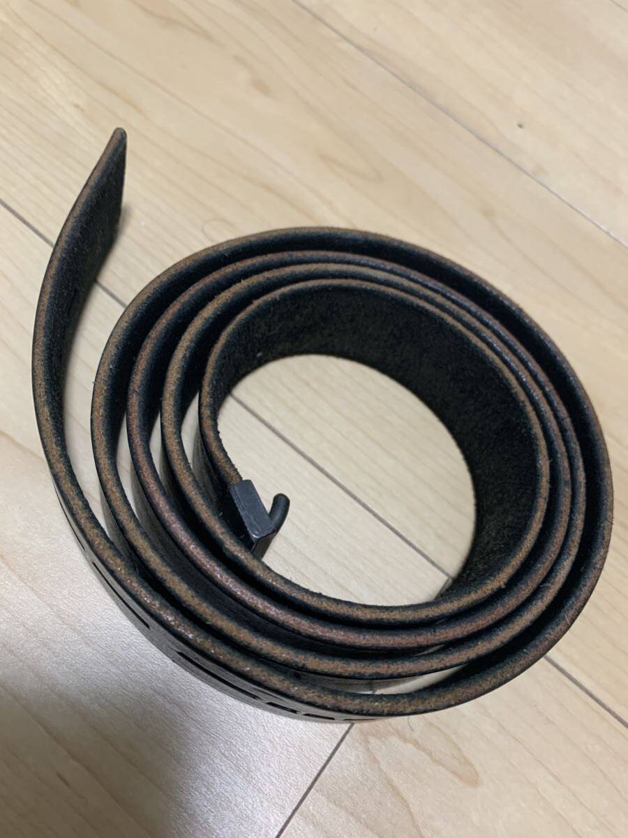 Devoa Leather Belt デヴォア ベルト レザーの画像5