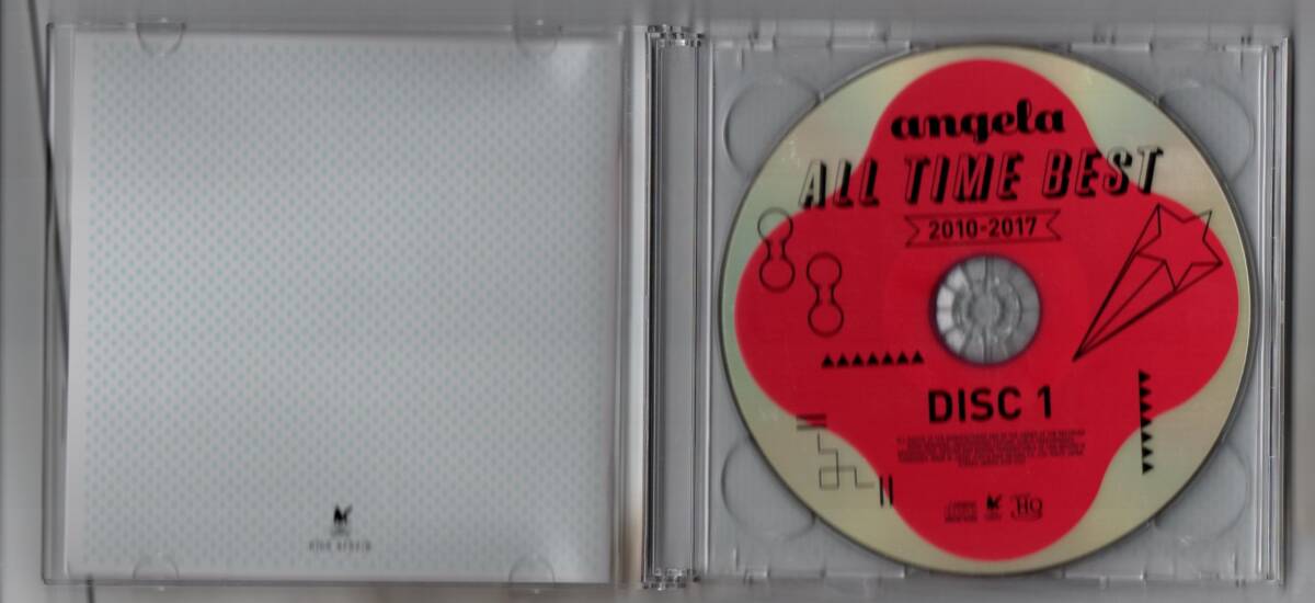 中古CD/angela 2枚～angela All Time Best 2010-2017/LOVE & CARNIVAL(初回限定盤) (CD+Blu-ray)～ セル版_画像3