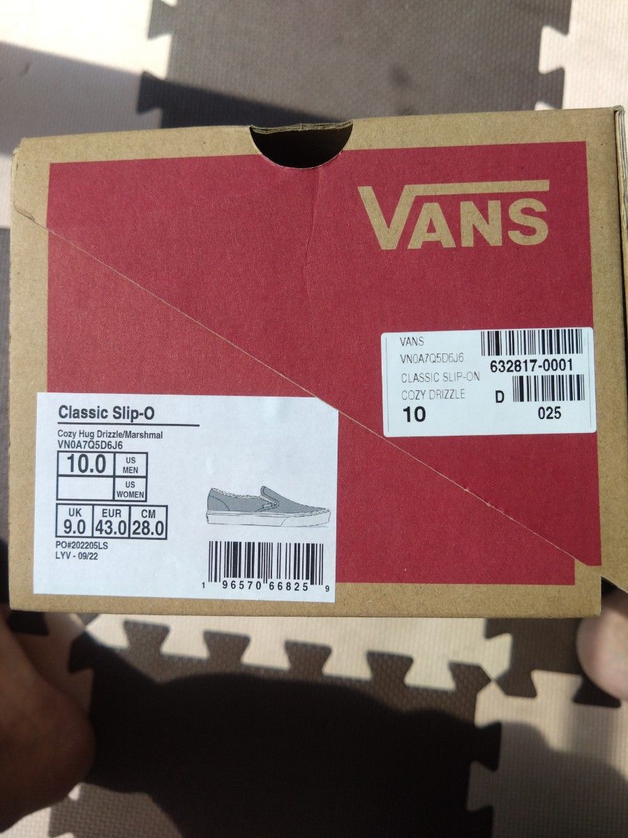 新品未使用　VANS SLIP-ON　ヴァンズ スリッポン　スウェード　ボア 