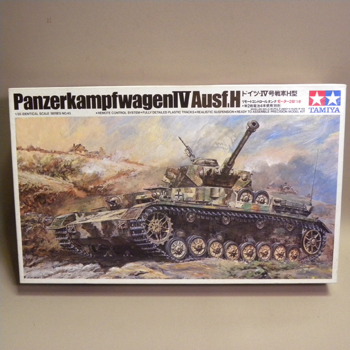 【未使用 新品】1970年代 当時物 小鹿 タミヤ 1/35 Ⅳ号戦車 H型 リモコン(古い 昔の ビンテージ 昭和レトロ 4号戦車 リモートコントロールの画像1