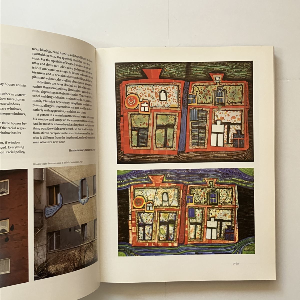 HUNDERTWASSER ARCHITECTURE TASCHEN　フンデルトヴァッサー/フンデルトワッサー 建築 作品集 洋書 1997年 ドローイング 画集 12ろy_画像5