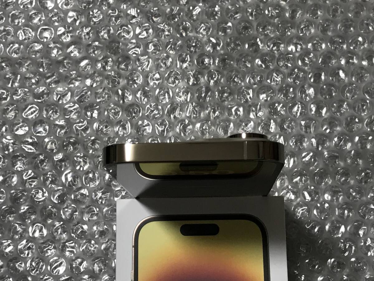 極上美品 Apple iPhone 14 Pro 1TB ゴールド MQ2U3J/A 国内版SIMロックフリーの画像6