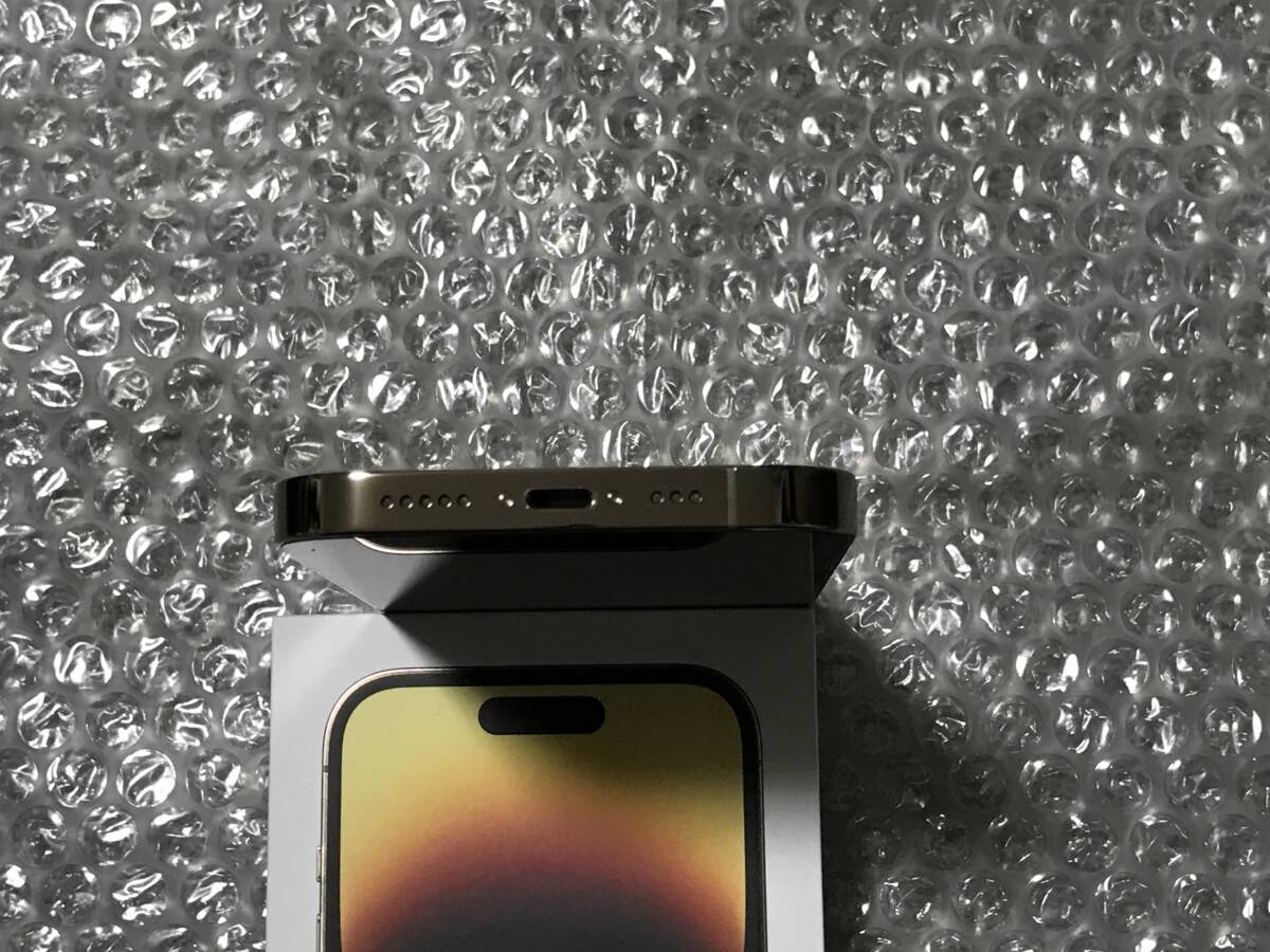 極上美品 Apple iPhone 14 Pro 1TB ゴールド MQ2U3J/A 国内版SIMロックフリーの画像7