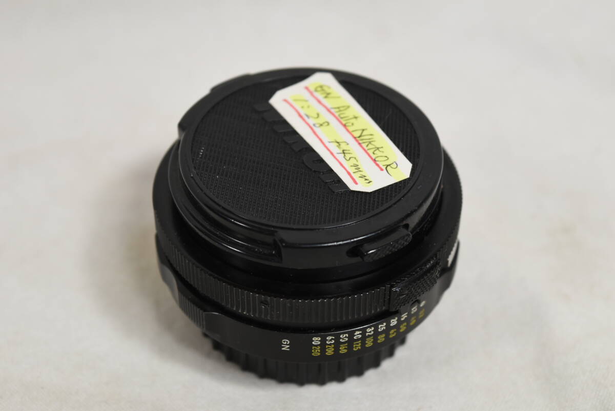 Nikon NIKKOR GN Auto 1：2.8 ニコン ニッコール カメラレンズ マニュアルフォーカス f=45mm .N_画像4