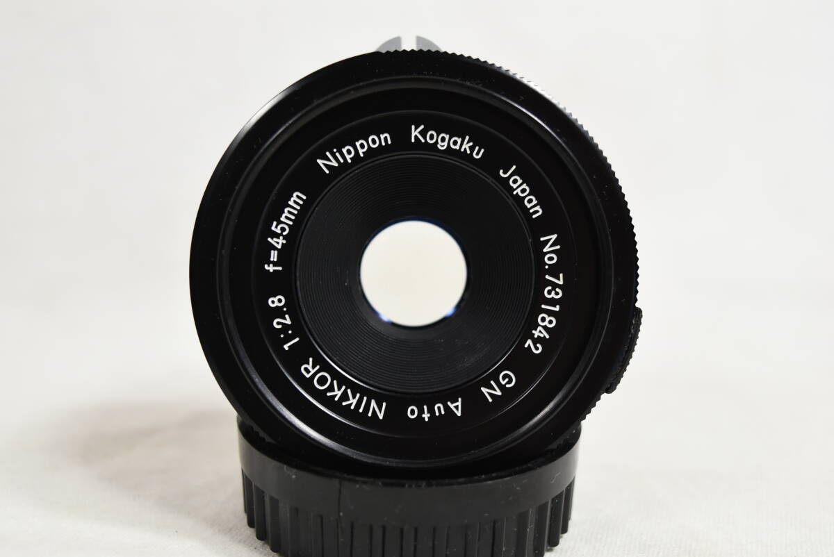 Nikon NIKKOR GN Auto 1：2.8 ニコン ニッコール カメラレンズ マニュアルフォーカス f=45mm .N_画像1