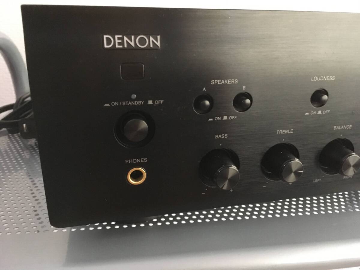 ★ DENON プリメインアンプ　PMA-390SE-K ブラック　リモコン付属　中古良品 ★ _画像3