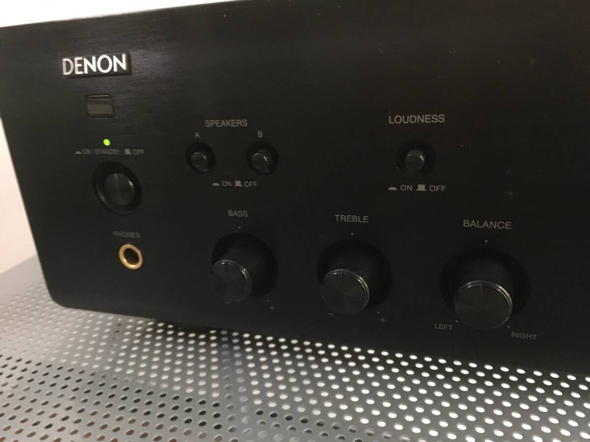 ★ DENON プリメインアンプ　PMA-390SE-K ブラック　リモコン付属　中古良品 ★ _画像9