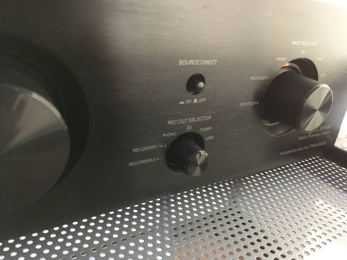 ★ DENON プリメインアンプ　PMA-390SE-K ブラック　リモコン付属　中古良品 ★ _画像10