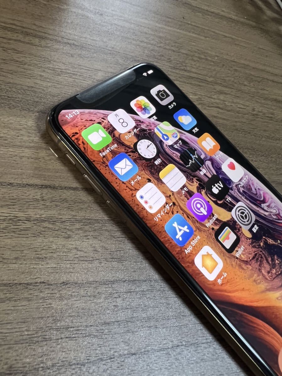 新品 iPhone XS 256GB ゴールド SIMフリー バッテリー100% 未使用品の画像6