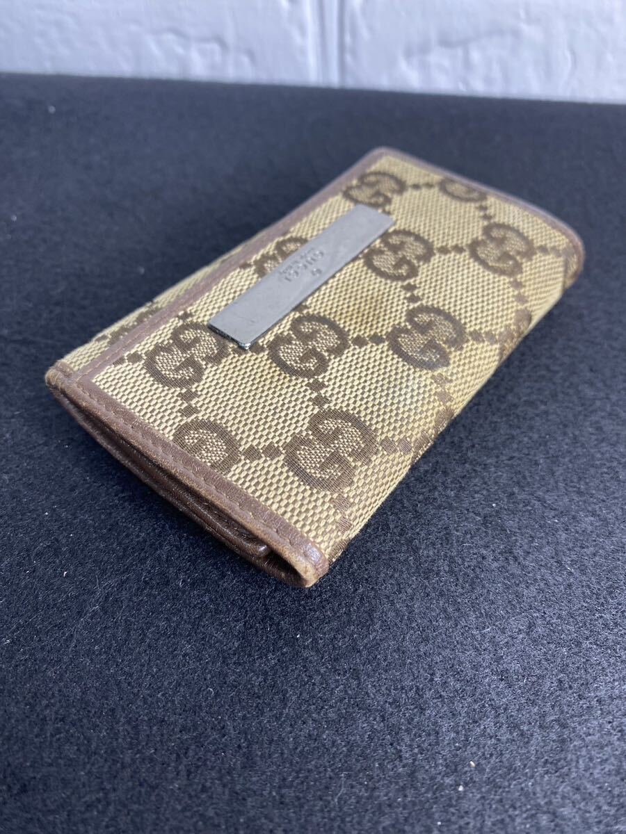 【FS0281500】GUCCI キーケース モノグラム ルイヴィトン LOUIS VUITTON 鍵 グッチ コインケース 財布 壊れ有りです。の画像4