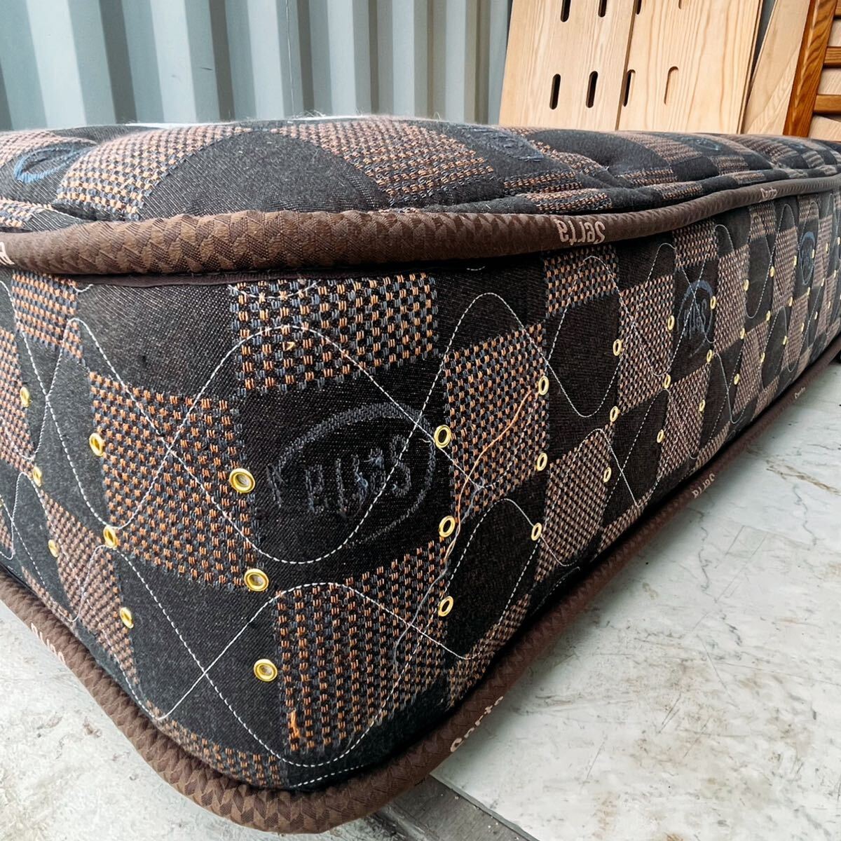 [ region limitation ] installation free!sa-taQ1 pohs tea - Brown pocket coil Queen mattress 