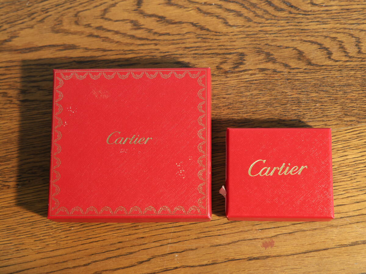 『Cartier 空箱 2箱』 No,602 カルティエ 香水ケース 化粧品箱 ブランドケース_画像1