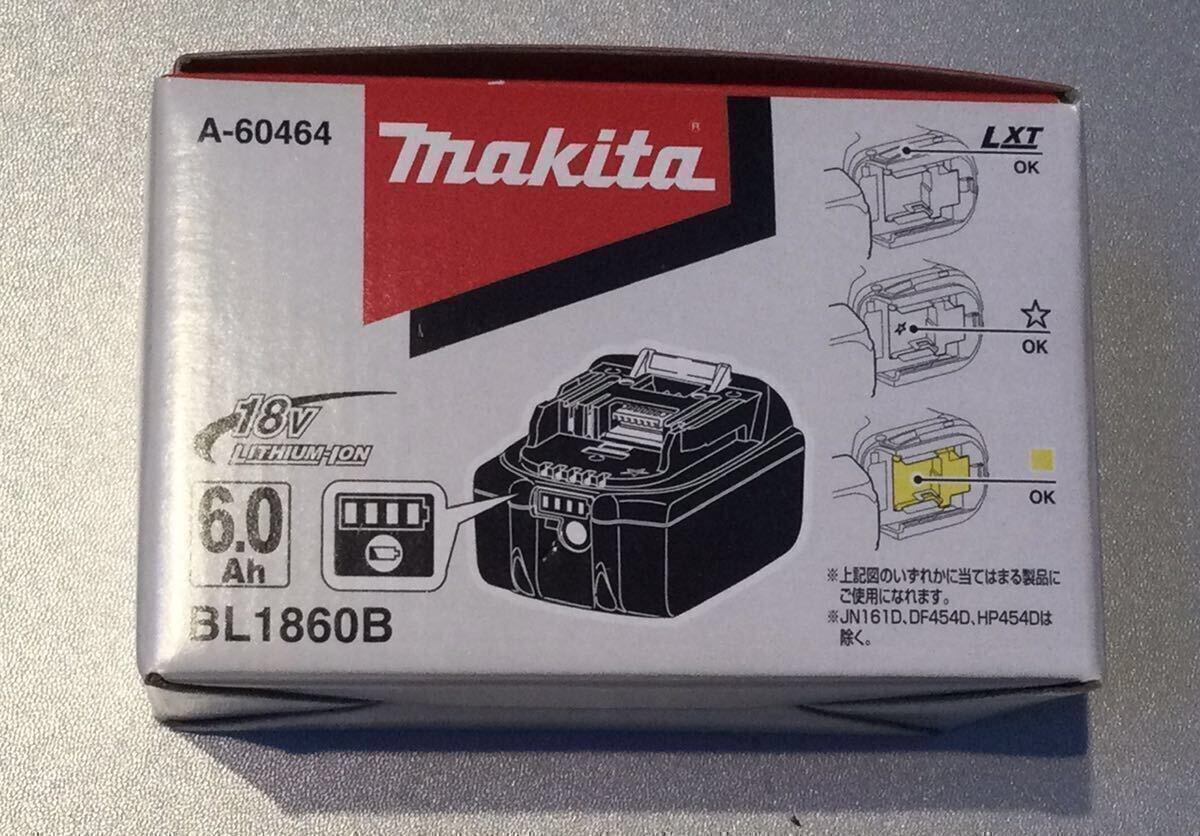 ② { new goods } regular goods original Makita lithium ion battery BL1860B 18V 6.0ah remainder capacity display attaching 1 piece 