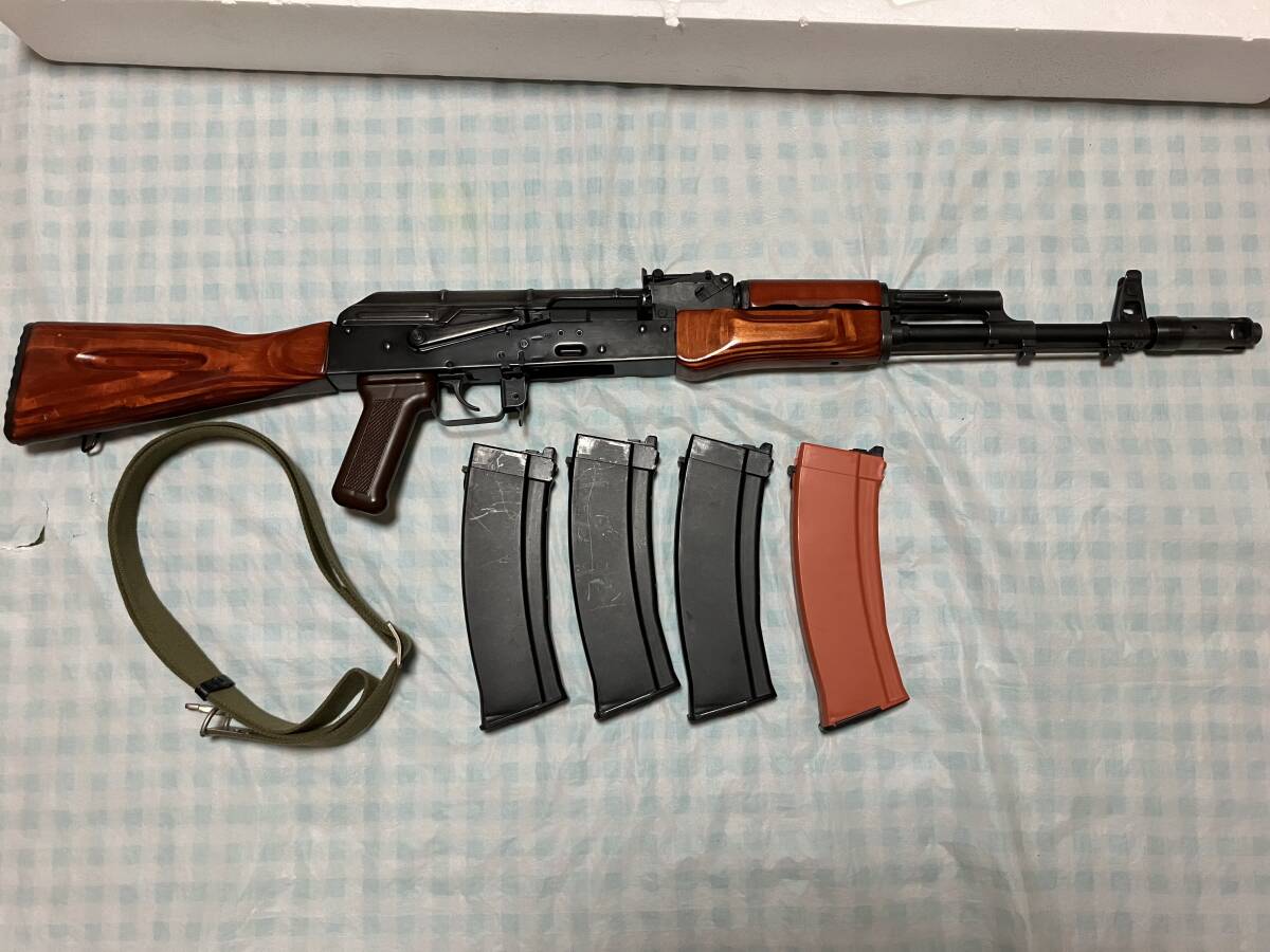 【訳あり】GHK製 AK-74 GBB フルメタル リアルウッド ガスブローバックライフル【送料出品者負担】の画像2