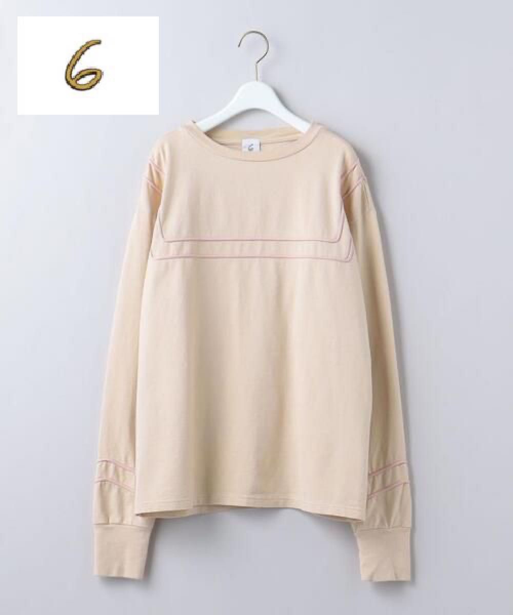 〈6（roku）〉COTTON CORD SAILOR LONG SLEEVE ロングスリーブカットソー